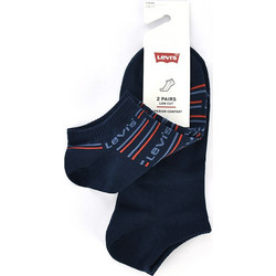 Levi's Fleece Ανδρικές Κάλτσες Κοντές με Σχέδια Navy Μπλε 2Pack 701220678-001