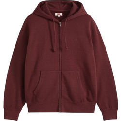 Levi's Ανδρική Ζακέτα Φούτερ με Κουκούλα και Φερμουάρ Μπορντό 34584-0051