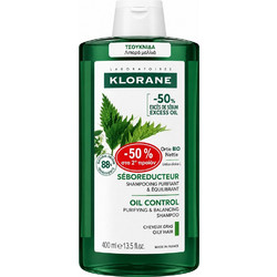 Klorane Nettle Σαμπουάν για Επανόρθωση για Λιπαρά Μαλλιά 2x400ml
