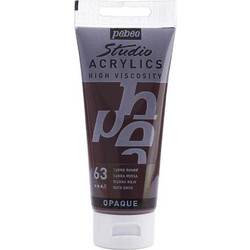 Pebeo Studio Acrylics 63 Terra Rossa Ακρυλικό Χρώμα Ζωγραφικής 100ml