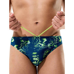 Speedo Αθλητικό Ανδρικό Μαγιό Σλιπ με Σχέδια Navy Μπλε 8005187011