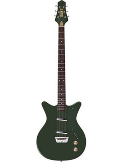 Danelectro Dan O. Ηλεκτρική Κιθάρα Semi-Hollow με Μαγνήτες SS & Ταστιέρα Rosewood Cool Baritone Green