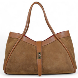 Passaggio Leather Γυναικεία Τσάντα Χειρός Δερμάτινη Ταμπά 5263-KR-02
