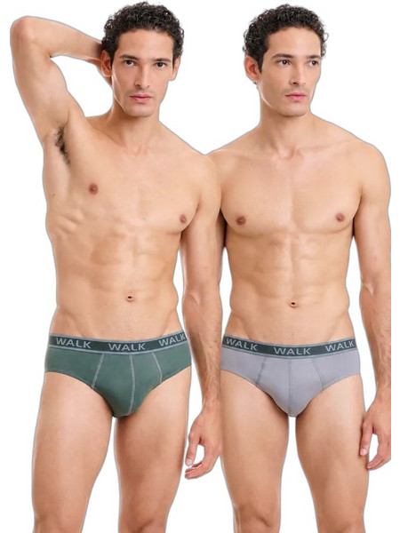 Walk Ανδρικά Σλιπ Βαμβακερά 2Pack W1757-1224