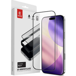 Crong Armour 3D Installation Frame Tempered Glass (iPhone 17)