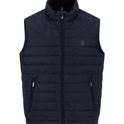 Fynch Hatton Αμάνικο Ανδρικό Μπουφάν Puffer Navy Μπλε 16092523-688