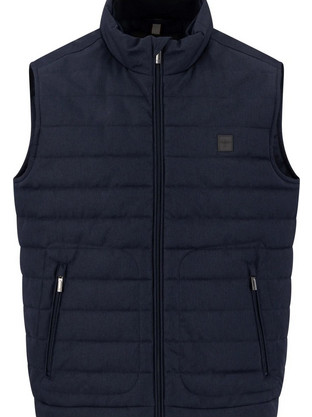 Fynch Hatton Αμάνικο Ανδρικό Μπουφάν Puffer Navy Μπλε 16092523-688