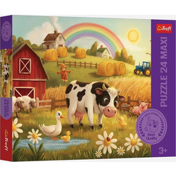 Παιδικό Puzzle Trefl Maxi Φάρμα 24 Κομμάτια