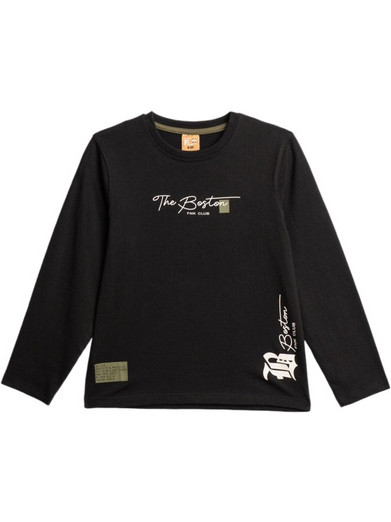 Funky Παιδικό T-Shirt Μακρυμάνικο Μαύρο 227-106121-1
