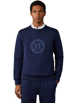 Hackett Ανδρικό Φούτερ Μπλε Σκούρο HM5800112