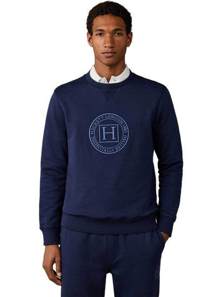 Hackett Ανδρικό Φούτερ Μπλε Σκούρο HM5800112