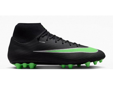 Nike Mercurial Superfly 11 Academy FG IO1496 Ποδοσφαιρικά Παπούτσια με Τάπες και Καλτσάκι Μαύρα Πράσινα