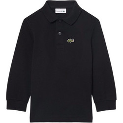 Lacoste Παιδικό Polo Μακρυμάνικο Μαύρο 3PJ1542-031