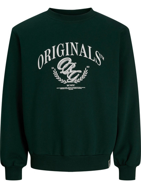 Jack & Jones Ανδρικό Φούτερ Χακί 12300058