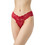 Minerva Γυναικείο String με Δαντέλα Κόκκινο 90-88756-684