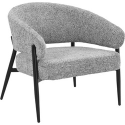 Liberta Πολυθρόνα Γκρι Moritz 01-3571