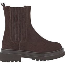 Tsakiris Mallas Γυναικεία Μποτάκια Chelsea Suede Σοκολατί X374Y3513-504