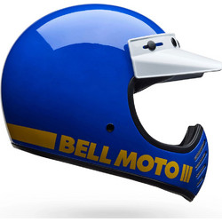 Bell Moto-3 Classic Blue Κράνος Μηχανής Full Face 1250gr