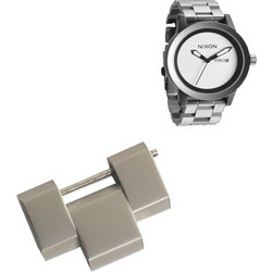2 NIXON SPUR EXTRA LINK STAINLESS STEEL