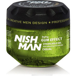 Nish Man Casual G1 Styling Gel Μαλλιών Ανδρικό Δυνατό Κράτημα 300ml