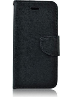 Θήκη OEM Fancy Book για Huawei Honor 7C Flip Cover Black