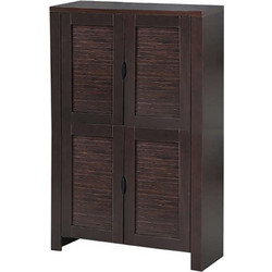 Zita Plus Παπουτσοθήκη Ξύλινη Wenge Μ80xΠ32xΥ127cm 39.0026