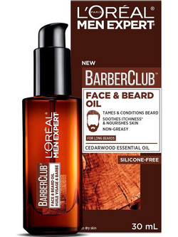 L'Oreal Paris Men Expert Barber Club Face & Beard Oil 30ml