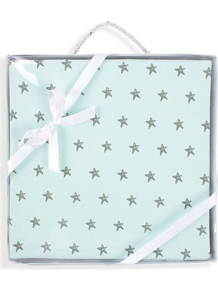Interbaby Estrella Κουβέρτα Αγκαλιάς 78x78 Πράσινη Mint