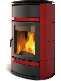 La Nordica Norma S Idro D.S.A Bordeaux Μαντεμένια Ξυλόσομπα Καλοριφέρ 24.8kW