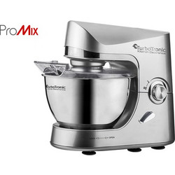 Turbotronic TT-002 Silver Κουζινομηχανή 1500W με Ανοξείδωτο Κάδο 5lt