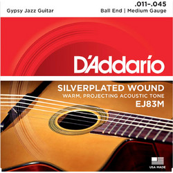 D'Addario EJ83M Σετ 6 Χορδές Ακουστικής Κιθάρας Silver Plated Copper 11-45" Medium Tension