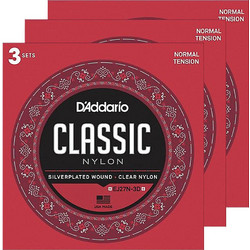 D'Addario EJ27N 3D Σετ 6 Χορδές Κλασικής Κιθάρας Nylon 28-43" Normal Tension
