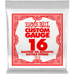 Ernie Ball 1016 Χορδή Ηλεκτρικής Κιθάρας Plain Steel 16"