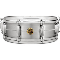 Gretsch USA Metal Shell Solid Aluminum Snare Drum - 14" x 5"