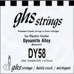GHS DY58 Χορδή Ηλεκτρικής Κιθάρας Nickel Plated Steel 58"