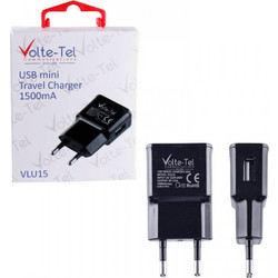 Volte-Tel VLU15 Φορτιστής Χωρίς Καλώδιο με Θύρα USB-A Black