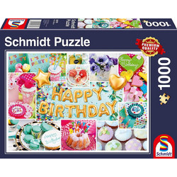 Puzzle Schmidt Standard Χαρούμενα Γενέθλια 1000 Κομμάτια