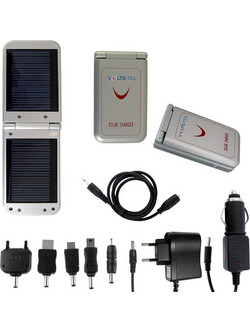 Volte-Tel SC001 Ηλιακό Power Bank 1000mAh με Θύρα USB-A Silver
