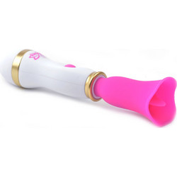 12-Speed Pink Color Mini Vibrating Tongue