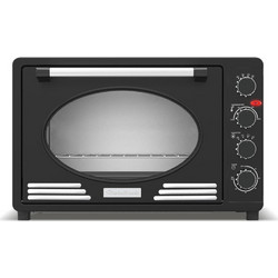 TurboTronic TT-EV45R Black Ηλεκτρικό Φουρνάκι 45lt χωρίς Εστίες με Αέρα και Grill