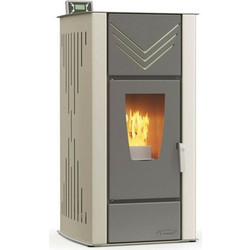 Thermiki Hydro 15 Beige Σόμπα Pellet Καλοριφέρ 15.2kW