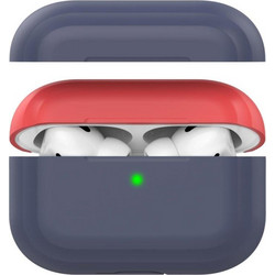 Θήκη Σιλικόνης AhaStyle PT-P2 Apple AirPods Pro DuoTone Σκούρο Mπλε-Κόκκινο