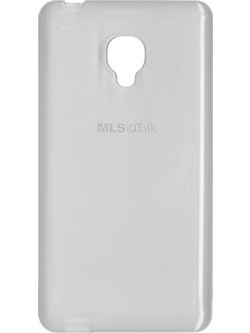 Αυθεντικη MLS IQTALK Color Mini 4G - Θήκη Πίσω Κάλυμμα Σιλικόνης Διαφανες και Προστατευτικο Τζαμι