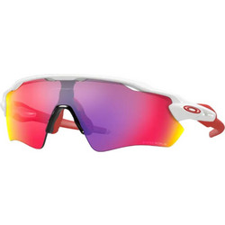Oakley OO9208 05 Αθλητικά Γυαλιά Ηλίου Μάσκα Κοκάλινα Λευκά με Ροζ Καθρέπτη Φακό