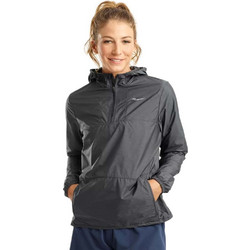 Saucony Timberline Pullover Αθλητικό Γυναικείο Μπουφάν Pullover Κοντό Αντιανεμικό Ανθρακί SAW800321BKH