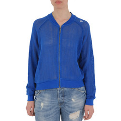 Freddy Γυναικεία Ζακέτα Κοντή με Φερμουάρ Royal Blue S5WAYS4-B53