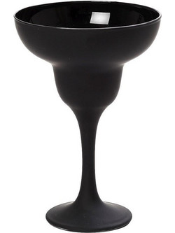 Espiel Ποτήρι Μαργαρίτας Γυάλινο Κολωνάτο Maya Black 305ml RAB324K6