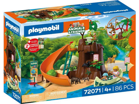 Playmobil Animals & Friends Διασκεδάζοντας στο Ζωολογικό Πάρκο για 4+ Ετών 72071