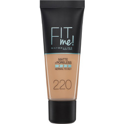 Maybelline Fit Me Matte & Poreless 220 Natural Beige Liquid Foundation 30ml