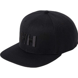 Helly Hansen Brand Ανδρικό Καπέλο Jockey Snapback Υφασμάτινο Μαύρο 67300-990
